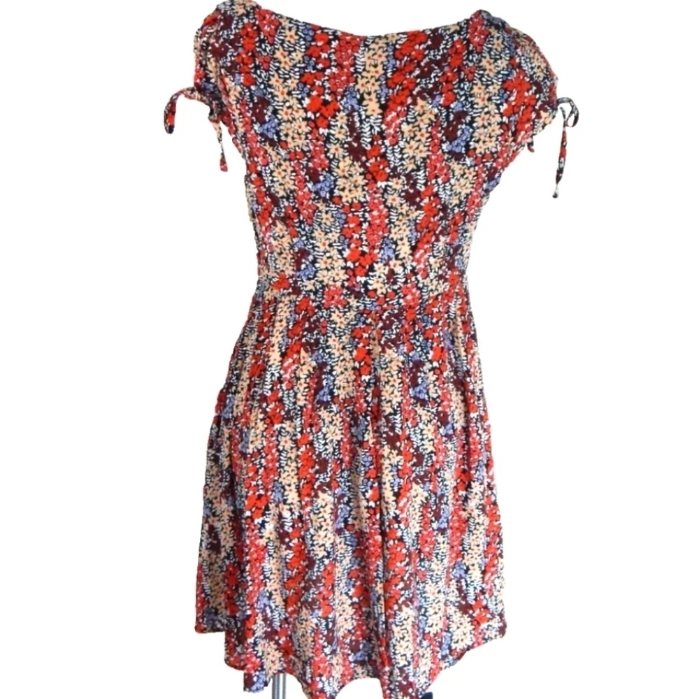 Free People Miss Right Floral Keyhole Mini Dress - Picture 4 of 4